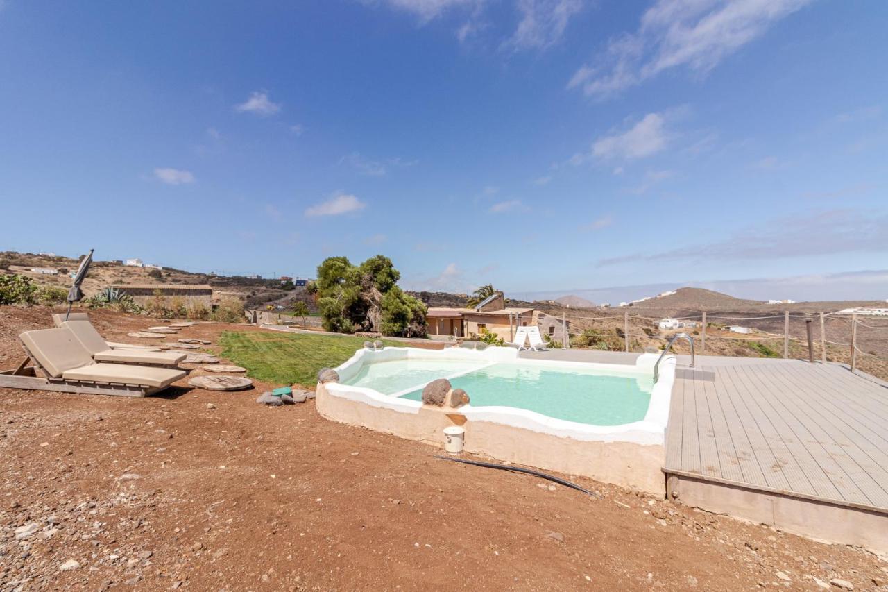 Flatguest Charming House + Pool + Terrace + Views Villa Santa Maria de Guia de Gran Canaria Dış mekan fotoğraf