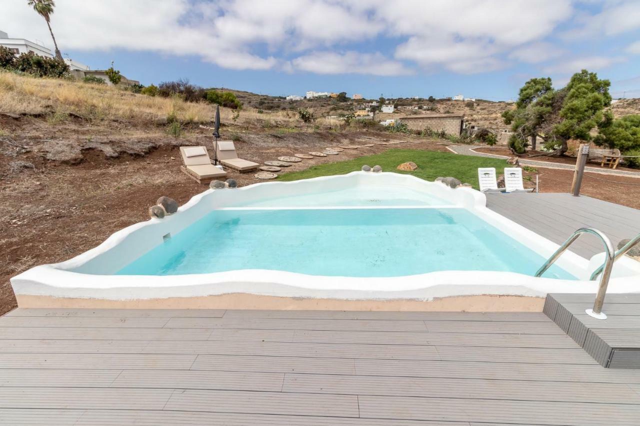 Flatguest Charming House + Pool + Terrace + Views Villa Santa Maria de Guia de Gran Canaria Dış mekan fotoğraf